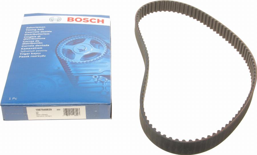 BOSCH 1 987 948 829 - Зубчатый ремень ГРМ autospares.lv