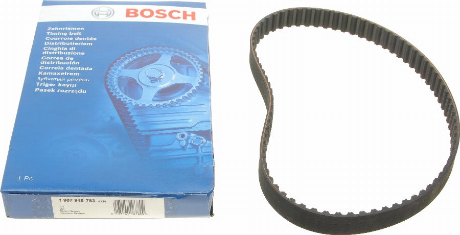 BOSCH 1 987 948 753 - Зубчатый ремень ГРМ autospares.lv