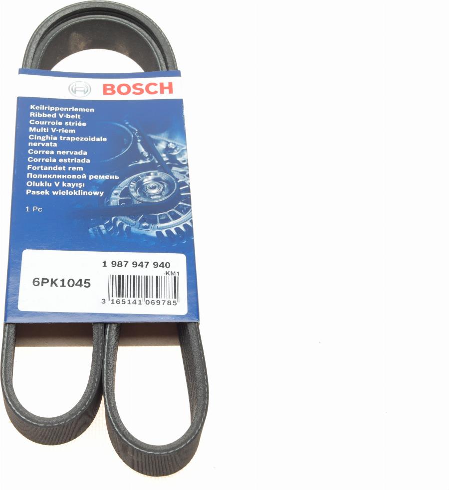 BOSCH 1 987 947 940 - Поликлиновой ремень autospares.lv