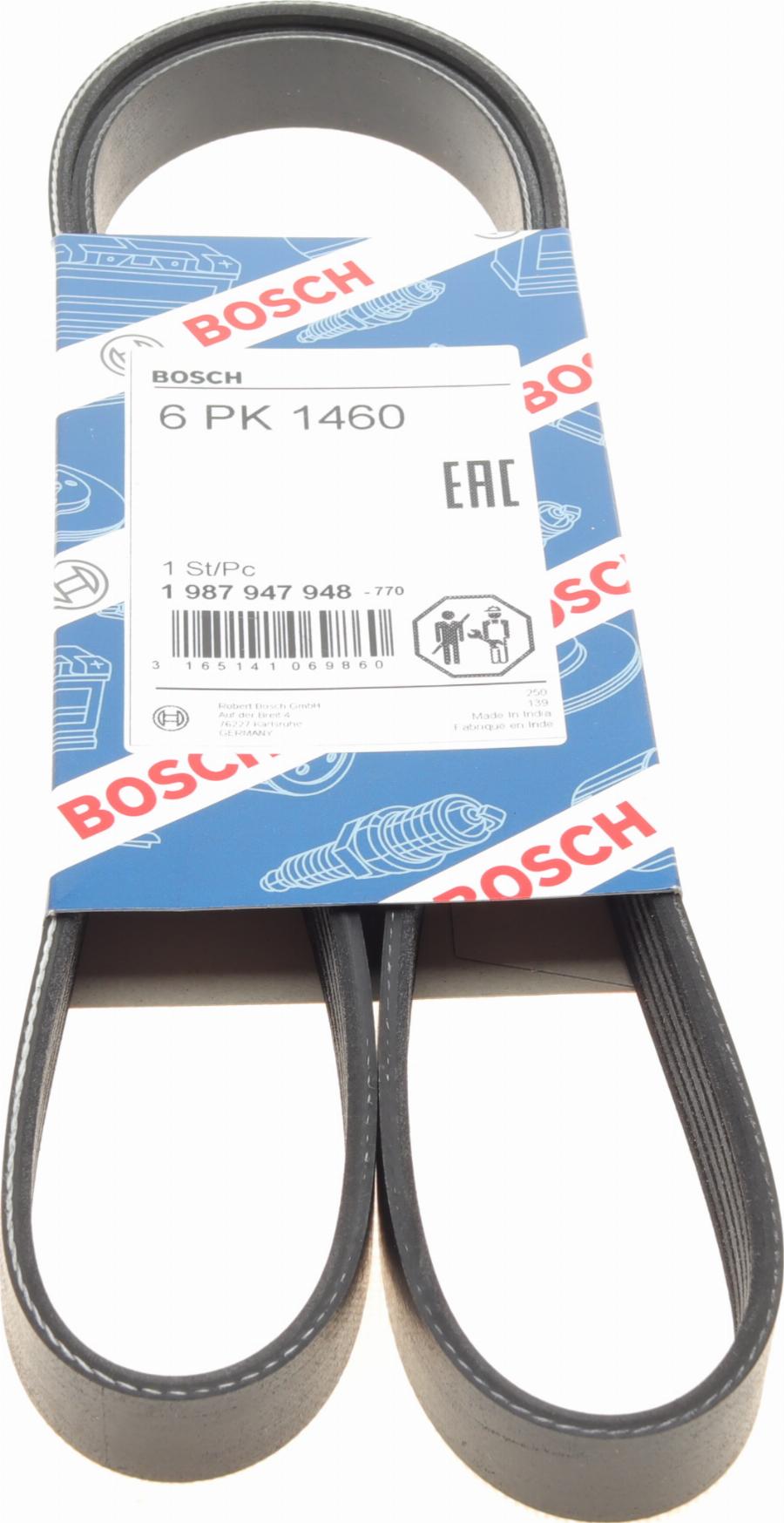 BOSCH 1 987 947 948 - Поликлиновой ремень autospares.lv