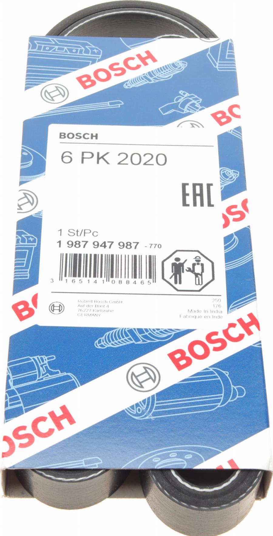 BOSCH 1 987 947 987 - Поликлиновой ремень autospares.lv