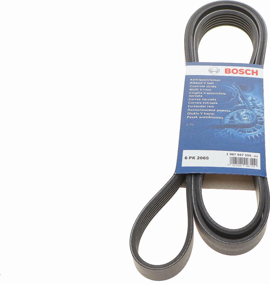 BOSCH 1 987 947 555 - Поликлиновой ремень autospares.lv