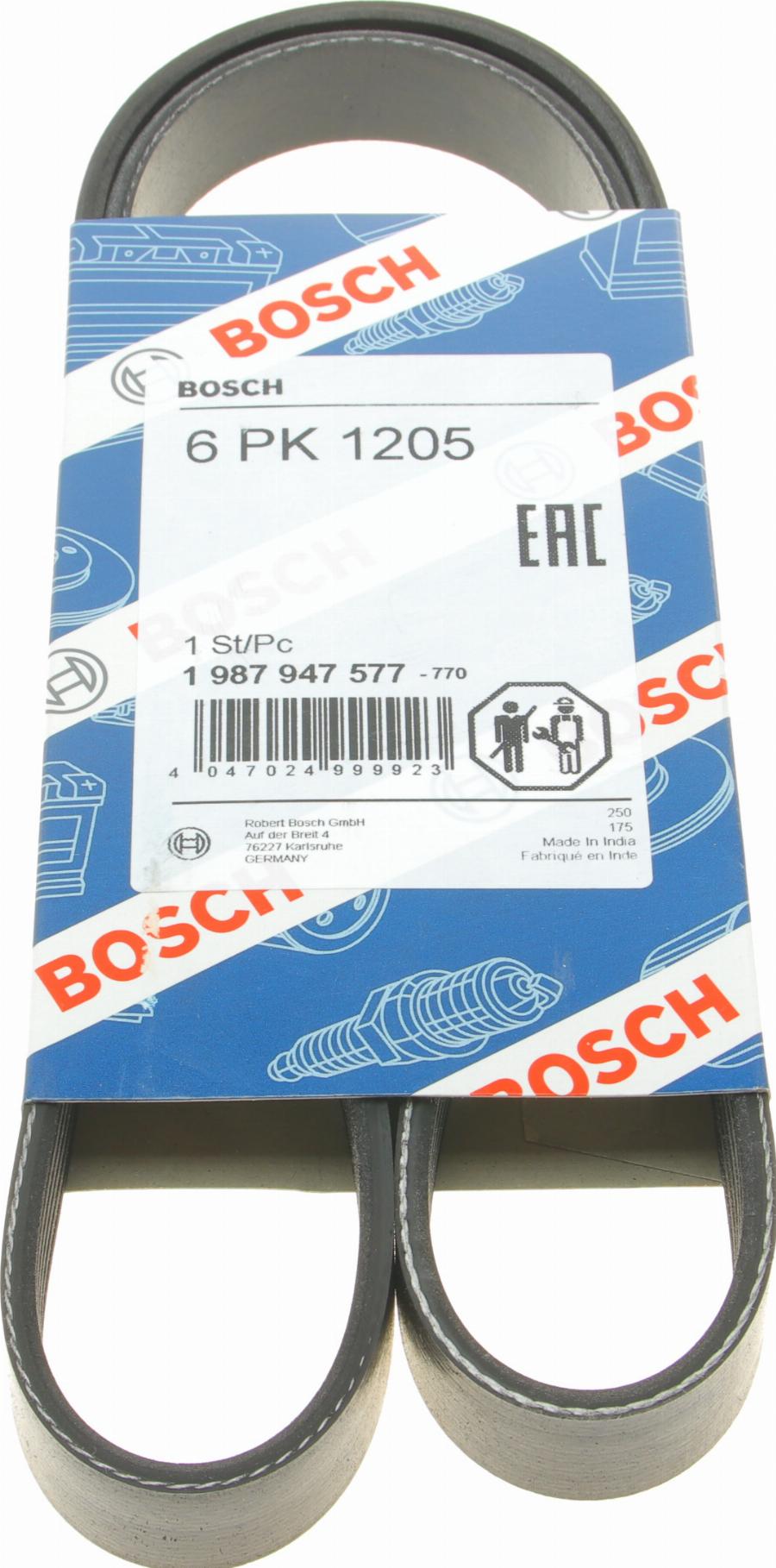 BOSCH 1 987 947 577 - Поликлиновой ремень autospares.lv