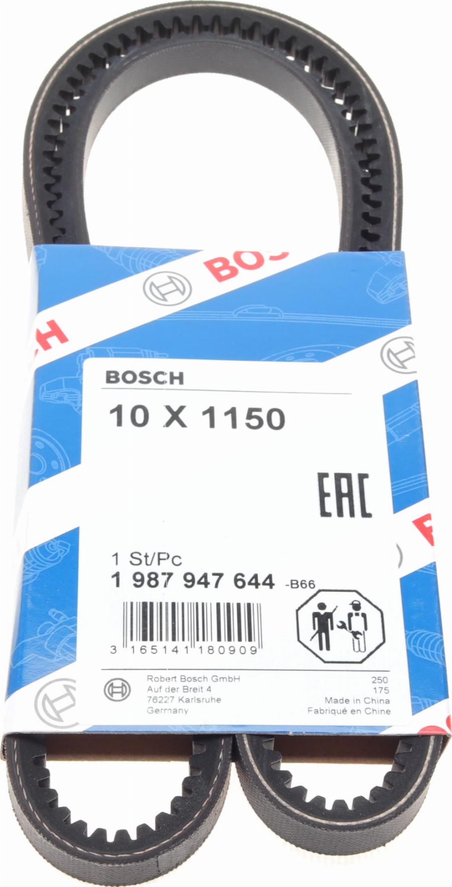 BOSCH 1 987 947 644 - Клиновой ремень, поперечные рёбра autospares.lv