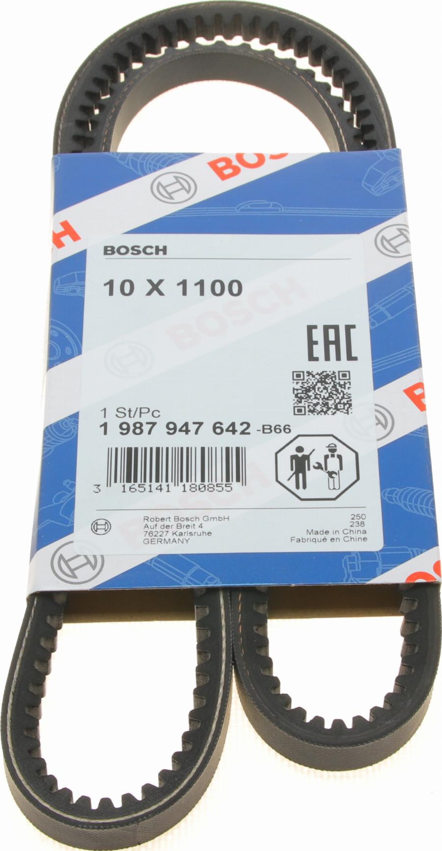 BOSCH 1 987 947 642 - Клиновой ремень, поперечные рёбра autospares.lv