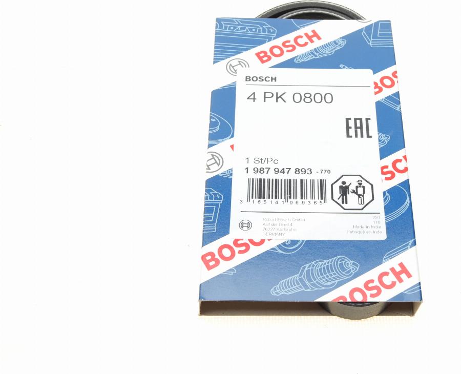 BOSCH 1 987 947 893 - Поликлиновой ремень autospares.lv