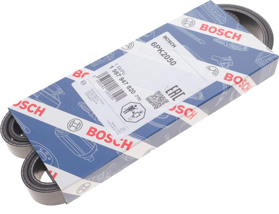 BOSCH 1 987 947 820 - Поликлиновой ремень autospares.lv