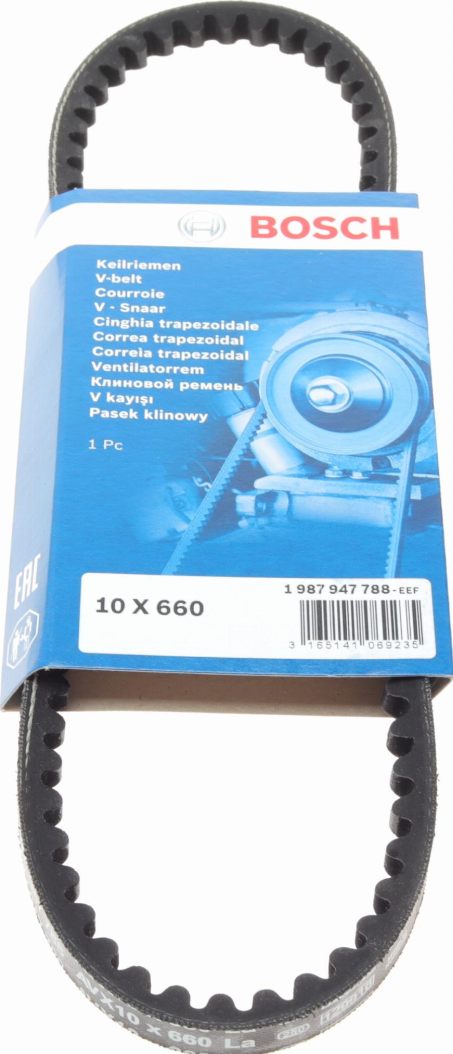 BOSCH 1 987 947 788 - Клиновой ремень, поперечные рёбра autospares.lv