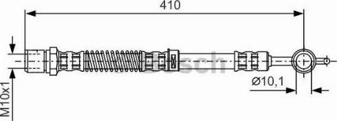 BOSCH 1 987 481 145 - Тормозной шланг autospares.lv