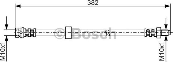 BOSCH 1 987 481 359 - Тормозной шланг autospares.lv