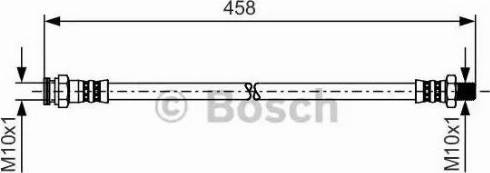 BOSCH 1 987 481 248 - Тормозной шланг autospares.lv