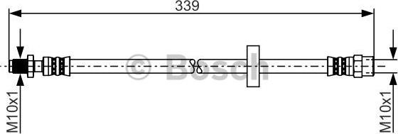 BOSCH 1 987 481 236 - Тормозной шланг autospares.lv