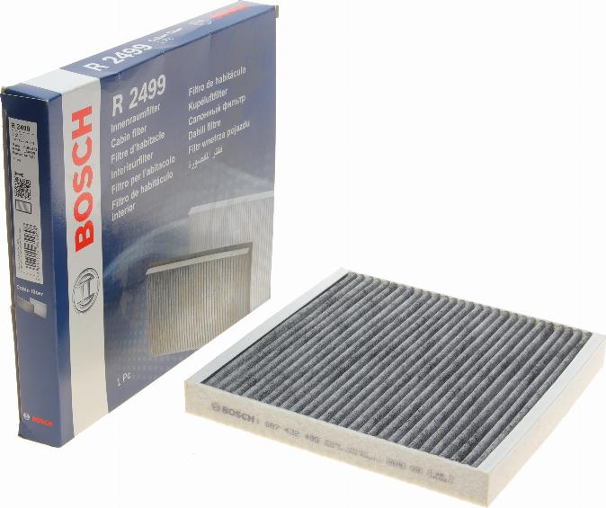 BOSCH 1 987 432 499 - Фильтр воздуха в салоне autospares.lv