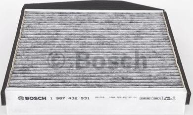 BOSCH 1 987 432 531 - Фильтр воздуха в салоне autospares.lv