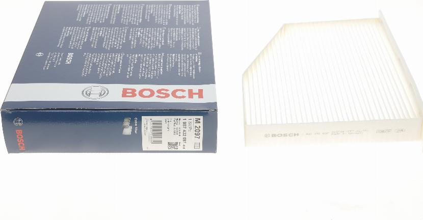 BOSCH 1 987 432 097 - Фильтр воздуха в салоне autospares.lv