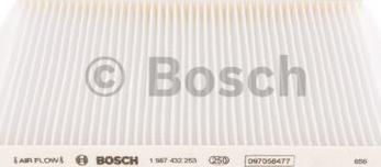 BOSCH 1 987 432 253 - Фильтр воздуха в салоне autospares.lv