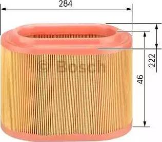 BOSCH 1 987 429 150 - Воздушный фильтр, двигатель autospares.lv