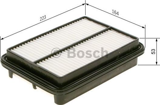 BOSCH 1 987 429 123 - Воздушный фильтр, двигатель autospares.lv