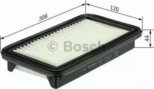 BOSCH 1 987 429 171 - Воздушный фильтр, двигатель autospares.lv