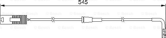 BOSCH 1 987 474 940 - Сигнализатор, износ тормозных колодок autospares.lv