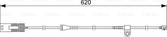 BOSCH 1 987 474 955 - Сигнализатор, износ тормозных колодок autospares.lv