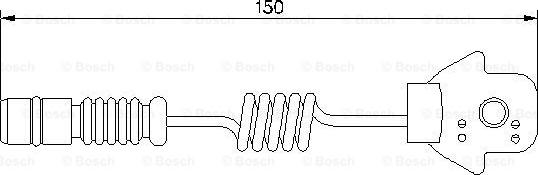 BOSCH 1 987 474 902 - Сигнализатор, износ тормозных колодок autospares.lv