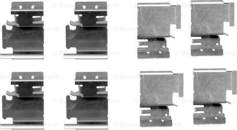 BOSCH 1 987 474 312 - Комплектующие для колодок дискового тормоза autospares.lv