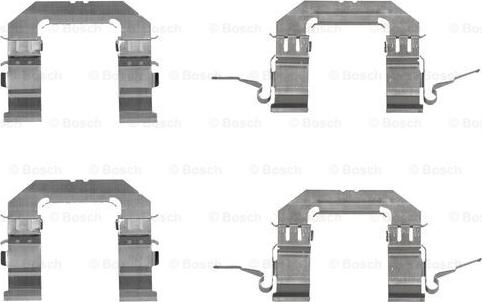 BOSCH 1 987 474 708 - Комплектующие для колодок дискового тормоза autospares.lv