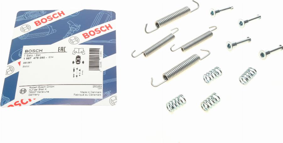 BOSCH 1 987 475 090 - Комплектующие, стояночная тормозная система autospares.lv