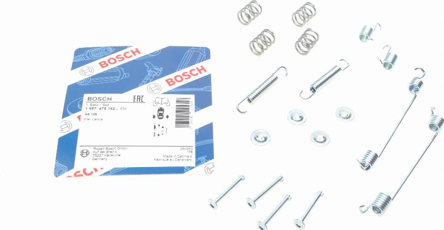 BOSCH 1 987 475 162 - Комплектующие, барабанный тормозной механизм autospares.lv