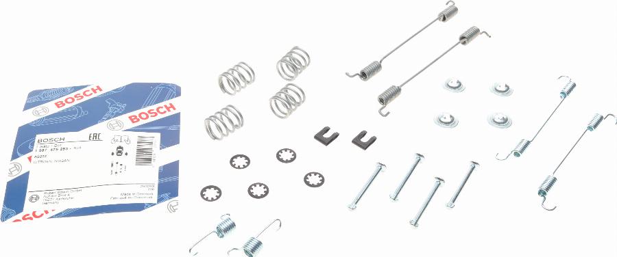 BOSCH 1 987 475 253 - Комплектующие, барабанный тормозной механизм autospares.lv