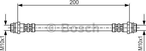 BOSCH 1 987 476 946 - Тормозной шланг autospares.lv