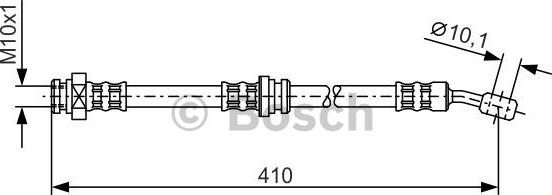 BOSCH 1 987 476 961 - Тормозной шланг autospares.lv