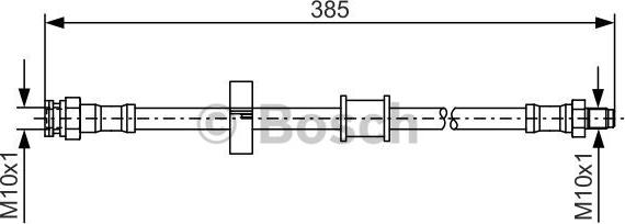 BOSCH 1 987 476 459 - Тормозной шланг autospares.lv