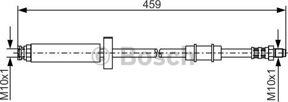 BOSCH 1 987 476 462 - Тормозной шланг autospares.lv