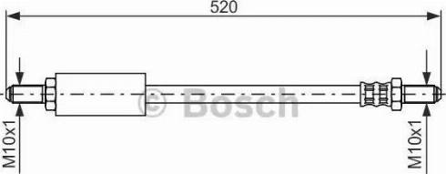 BOSCH 1 987 476 471 - Тормозной шланг autospares.lv