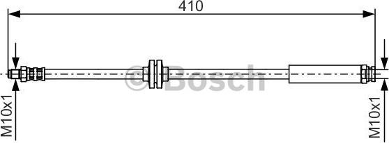 BOSCH 1 987 476 642 - Тормозной шланг autospares.lv