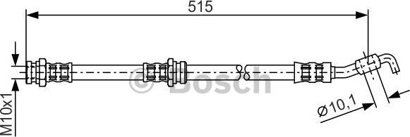 BOSCH 1 987 476 114 - Тормозной шланг autospares.lv