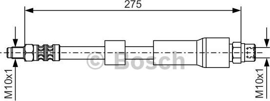 BOSCH 1 987 476 174 - Тормозной шланг autospares.lv