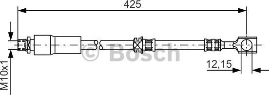 BOSCH 1 987 476 386 - Тормозной шланг autospares.lv