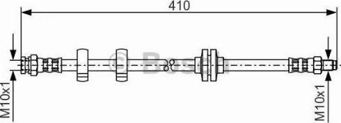 BOSCH 1 987 476 749 - Тормозной шланг autospares.lv