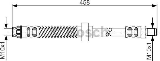 BOSCH 1 987 476 730 - Тормозной шланг autospares.lv