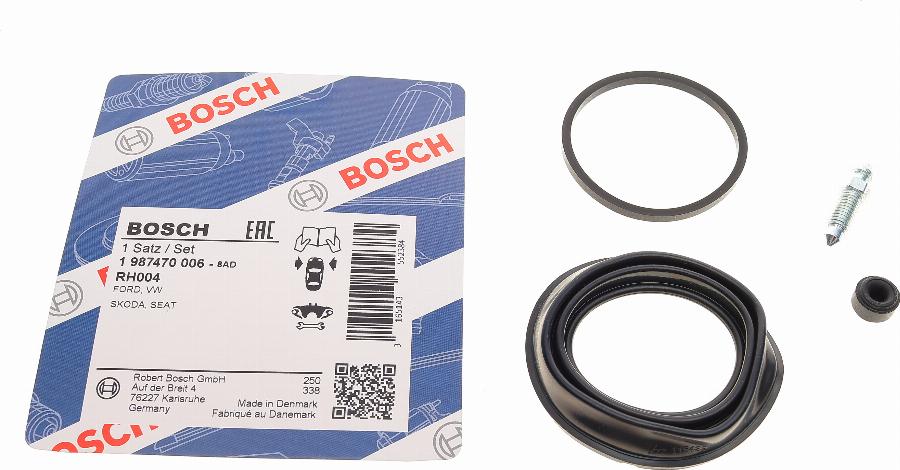 BOSCH 1 987 470 006 - Ремкомплект, тормозной суппорт autospares.lv