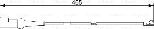 BOSCH 1 987 473 550 - Сигнализатор, износ тормозных колодок autospares.lv