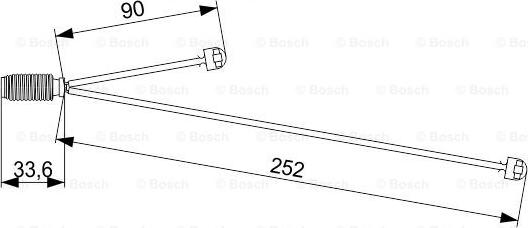 BOSCH 1 987 473 558 - Сигнализатор, износ тормозных колодок autospares.lv