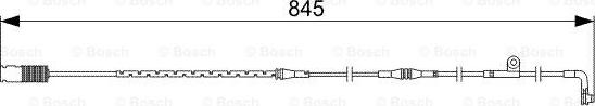 BOSCH 1 987 473 044 - Сигнализатор, износ тормозных колодок autospares.lv