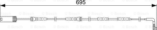 BOSCH 1 987 473 050 - Сигнализатор, износ тормозных колодок autospares.lv