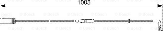 BOSCH 1 987 473 053 - Сигнализатор, износ тормозных колодок autospares.lv