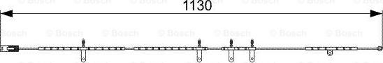 BOSCH 1 987 473 016 - Сигнализатор, износ тормозных колодок autospares.lv