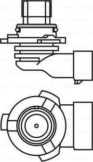 BOSCH 1 987 301 132 - Лампа накаливания, фара дальнего света autospares.lv